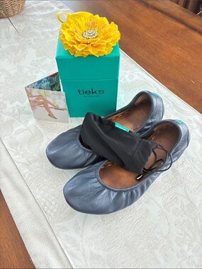 Tieks California Navy  ballet flats